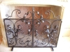 wrought-iron-fire-screen